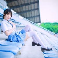 白丝女同学14