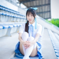 白丝女同学2