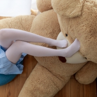 玩具熊和白裤袜少女15