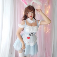 白烨女仆装3