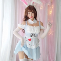白烨女仆装5