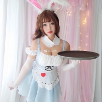 白烨女仆装6
