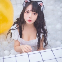 黑猫猫OvO 猫女仆浴缸3