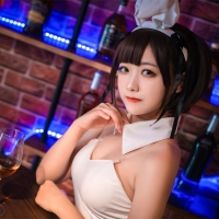 Lovely呆玄 加藤惠酒吧兔女郎1