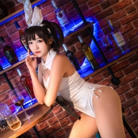 Lovely呆玄 加藤惠酒吧兔女郎2