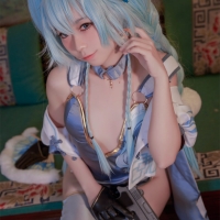 G44不会受伤 少女前线Pa15翠雀媚旗袍2