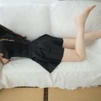 樱樱樱可 黑色jk制服5