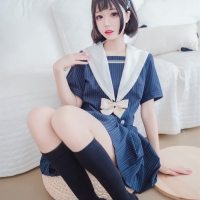 猫君君MaoJun 海军蓝水手服5