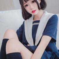 猫君君MaoJun 海军蓝水手服4