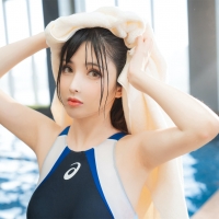 Rioko凉凉子 游泳部学姐竞泳1