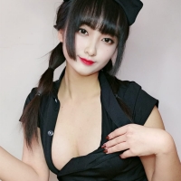 洛璃LoLiSAMA 情人节黑色护士4