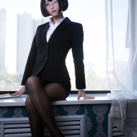汪知子 西装OL2