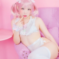 弥美Mime 白粉色兔女郎3