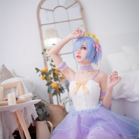 花柒Hana 蕾姆CLEAR DRESS1