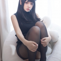 疯猫ss 黑毛衣少女1