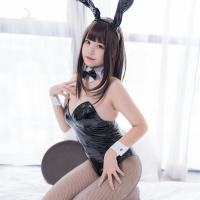 蜜汁猫裘 网袜兔女郎1