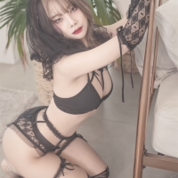 Yuna윤아 黑纱2