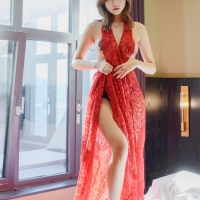 Yuna윤아 红丝绒长裙2