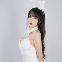 轩萧学姐 新春福兔白兔女郎1