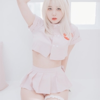 Zia지아 淡粉护士4