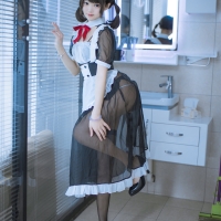 羽天shine 黑色女仆1