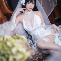 鬼畜瑶在不在w 爱宕犬白色婚纱1