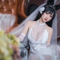 鬼畜瑶在不在w 爱宕犬白色婚纱3