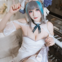 兔胖胖min 柴郡白色礼服2