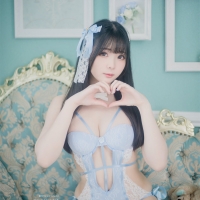 霜月shimo 水蓝内衣3