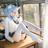 九柒喵 水忍忍体操服白子超高校级心跳物语3