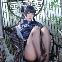 无影喵喵Ghost 妃咲旗袍2