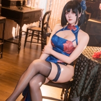Natsuko 夏夏子 碧蓝航线建武旗袍1